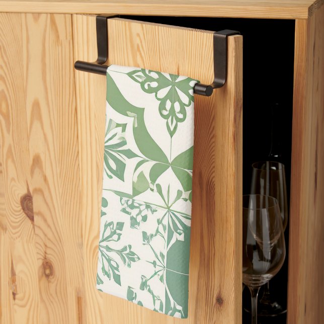 Buko Pandan Green  Kökshandduk (Thirds Fold)