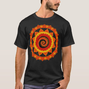 Bukonia Helig Geometry Orange Solros Radial T Shirt
