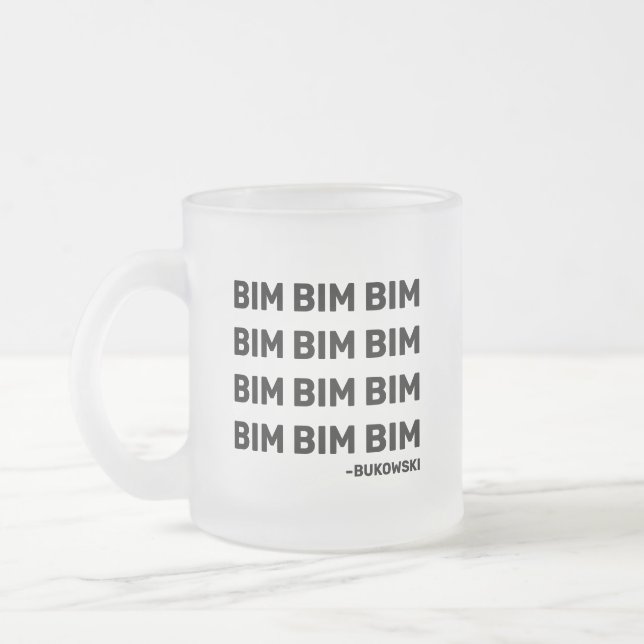 Bukowski Quote Beverage Mugg (LH) (Vänster)