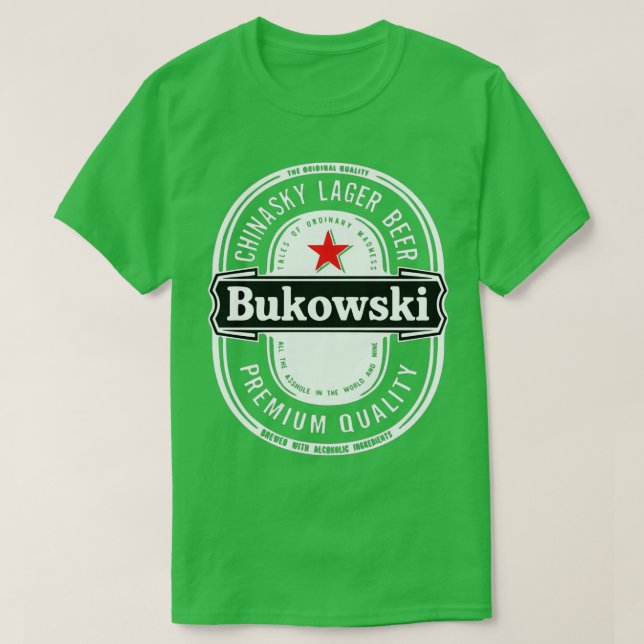 Bukowski T Shirt (Design framsida)