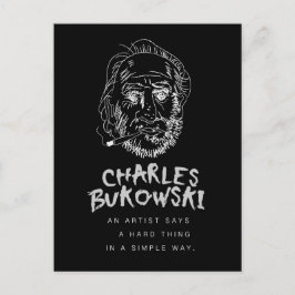 Bukowski-vykort Vykort