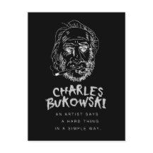 Bukowski-vykort