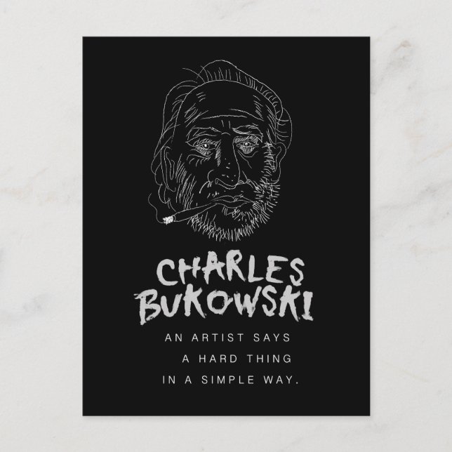 Bukowski-vykort Vykort (Framsida)