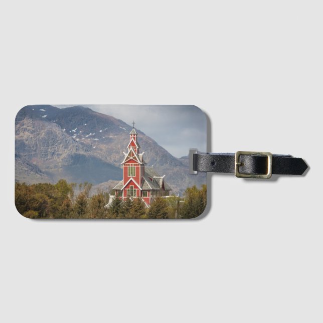 Buksnes kirke Lofoten Bagagebricka (Framsida horisontal)
