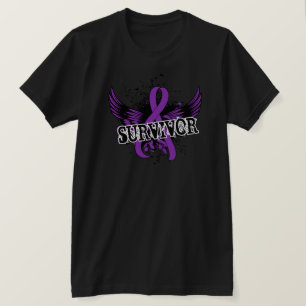 Bukspottkörtel- cancer för överlevande 16 t-shirt