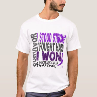 Bukspottkörtel- cancer för överlevande 4 tee shirt