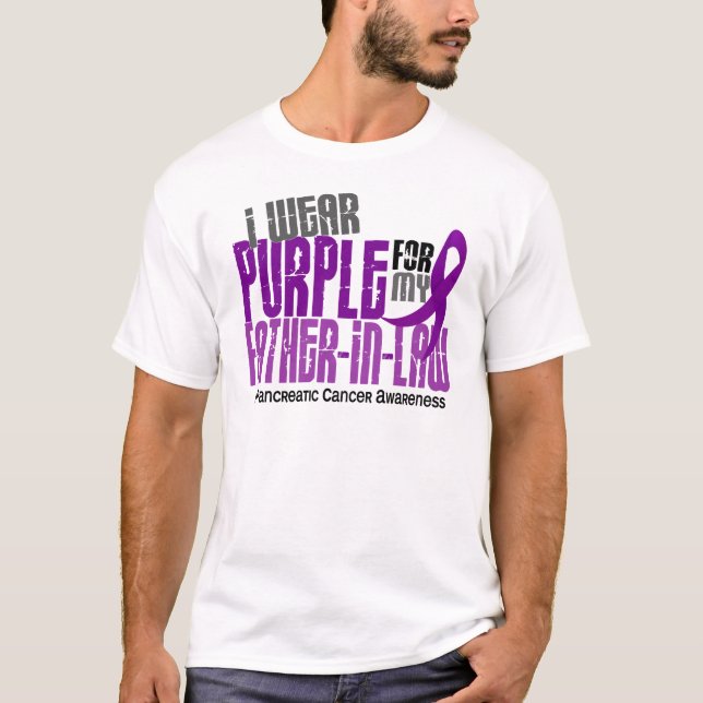 Bukspottkörtel- cancerlilor för min svärfar 6,2 t-shirt (Framsida)