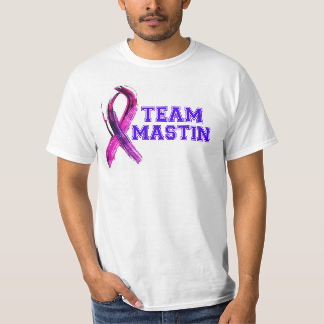 Bukspottkörtel- cancerT-tröja för LAG MASTIN Tee Shirt (Framsida)