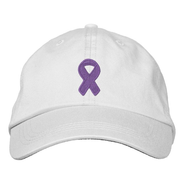 Bukspottkörtel,Leiomyosarkom och canceröverlevare Broderad Keps (Framsida)