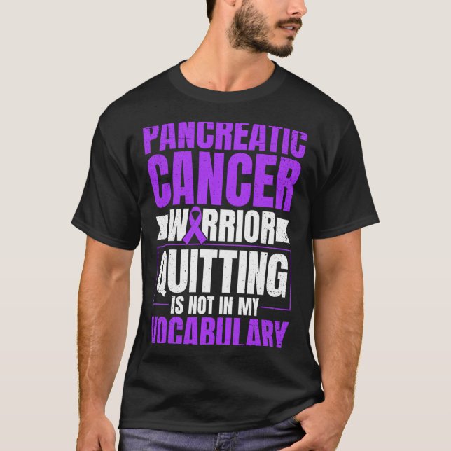 Bukspottkörtelcancer Krigare Premium Tri-Blend T Shirt (Framsida)