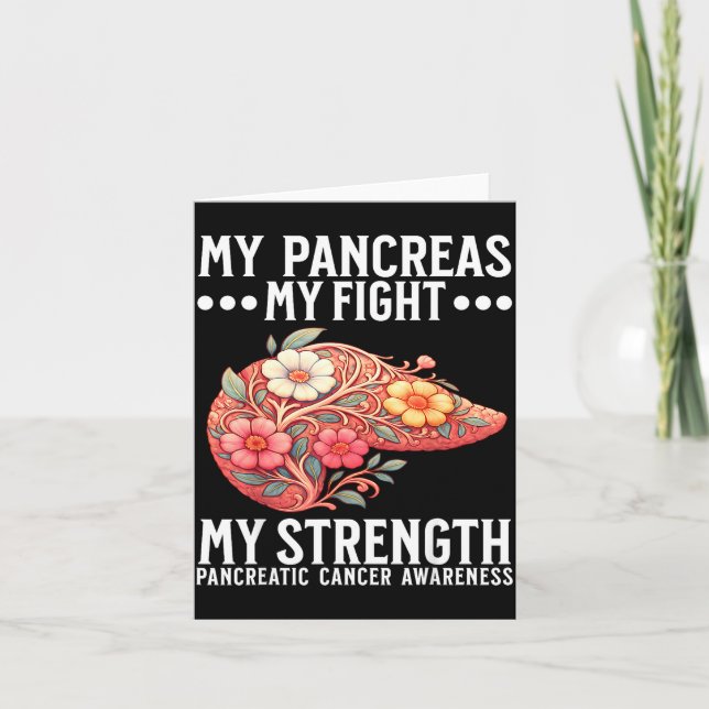 Bukspottkörtelcancer Medvetenhet Bukspottkörtelcan Kort (Framsida)