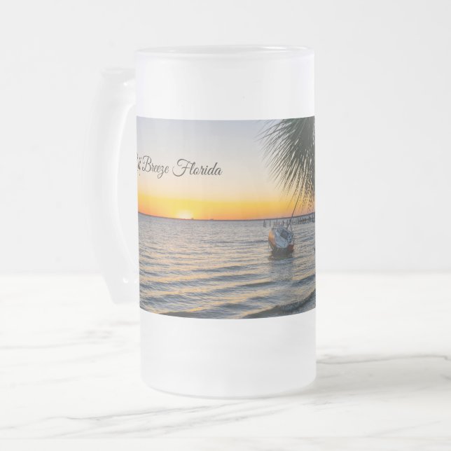 Bukt Breeze Florida Sunset Frosted Beer Mugg (Framsida vänster)
