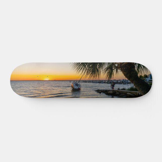 Bukt Breeze Florida Sunset Skateboard (Horz)