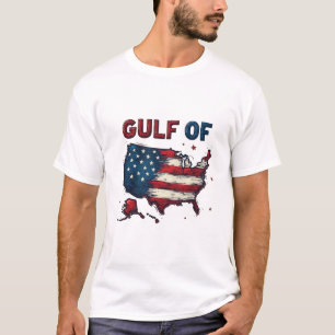 Bukt Förenta staterna Karta Trump Förenta staterna T Shirt
