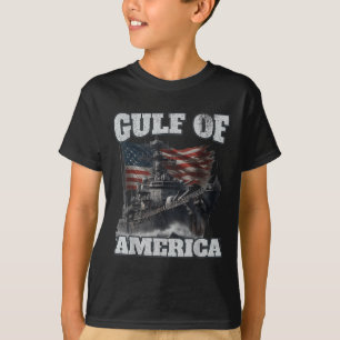 Bukt Förenta staternas lustiga kvinnor i USA flagg T Shirt