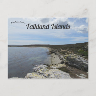 Bukt från Ordinance Point Falklandsöarna Vykort