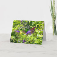 Bukt Fritillary Birthday Card (3741) (a)