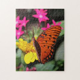 Bukt Fritillary Butterfly Pussel