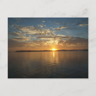 Bukt i Alaska Sunset Vykort