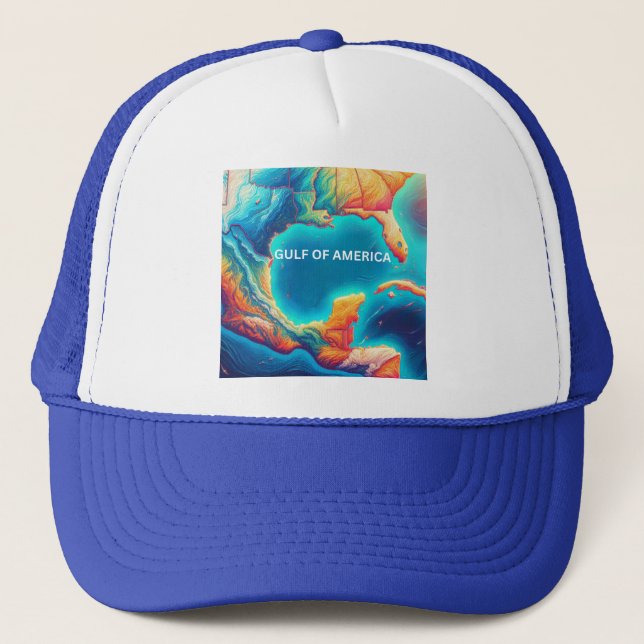 bukt i America färglöst karta Keps (Framsida)