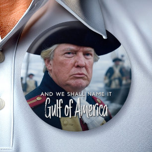 Bukt i Amerika - Funny Donald Trump Knapp