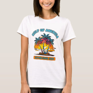 Bukt i Amerika inrättade 2025 Tropiska T-shirt
