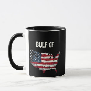 Bukt i Amerika Lustigt Trump USA Karta Flagga Mugg