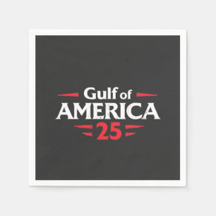 Bukt i Amerika Patriotic American Trump USA flagga Pappersservett