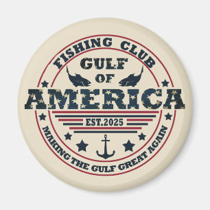 Bukt i Amerikanska klubben Amerikanska patriotiska Magnet