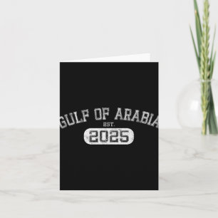 Bukt i Arabien Est 2025 Trump Arabian Bukt Funny P Kort