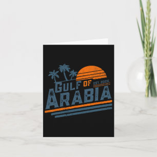 Bukt i Arabien Est 2025 Trump Arabian Bukt Funny P Kort