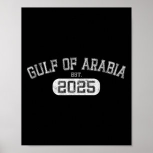 Bukt i Arabien Est 2025 Trump Arabian Bukt Funny P Poster
