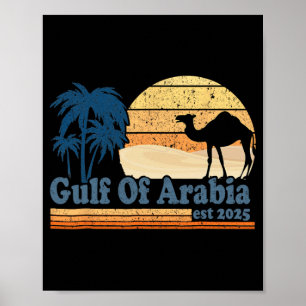 Bukt i Arabien Est 2025 Trump Arabian Bukt Funny P Poster