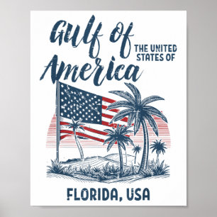 Bukt i Förenta staterna Florida Usa Manar Women Ki Poster