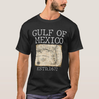 Bukt i Förenta staterna Lubbig Bukt i Mexiko Flagg T Shirt