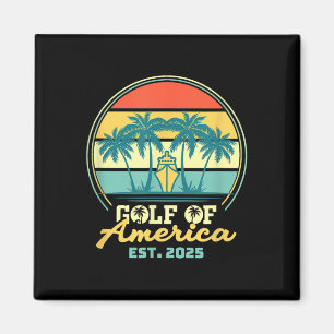 Bukt i Förenta staterna Shirt Est 2025 Retro Vinta Magnet