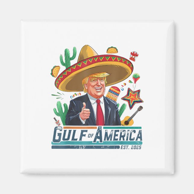 Bukt i Förenta staterna st 2025 Cinco de Mayo Trum Magnet (Framsidan)