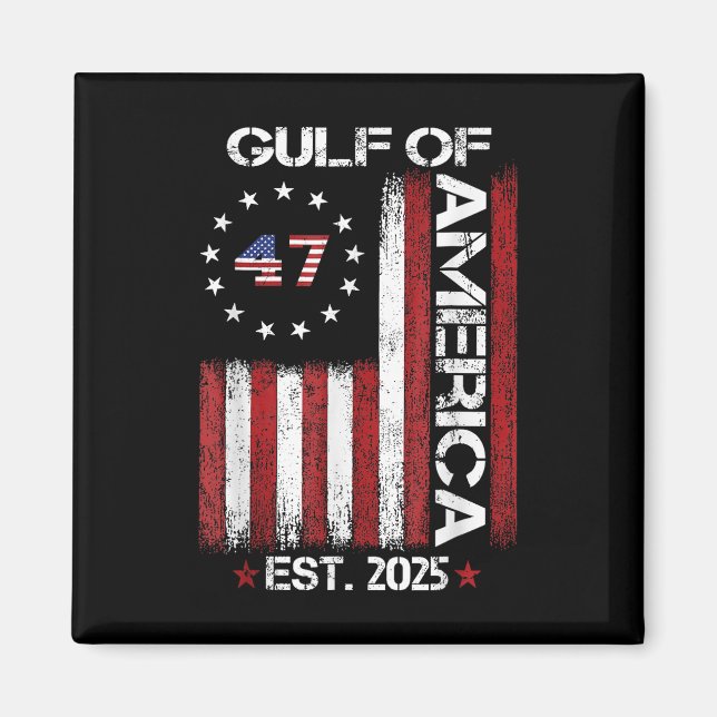 Bukt i Förenta staterna st 2025 Magnet (Framsidan)