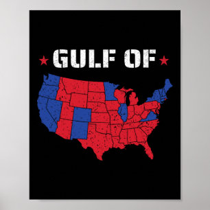 Bukt i Förenta staterna, udda USA flagga 1 Poster