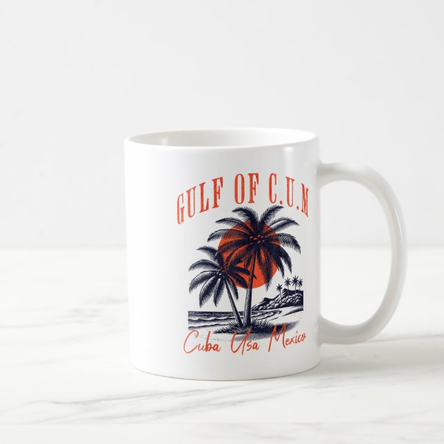 Bukt i Kuba, Förenta staterna, Mexiko Kaffemugg (Höger)