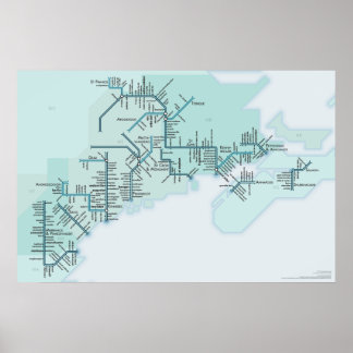 Bukt i Maine 20 x 30 Poster