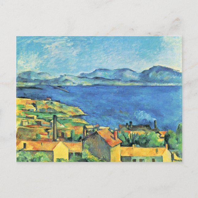Bukt i Marseille, som ligger i L'Estaque Vykort (Framsida)