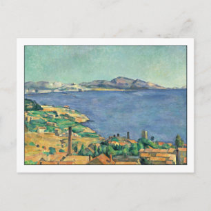 Bukt i Marseilles av Paul Cezanne Vykort