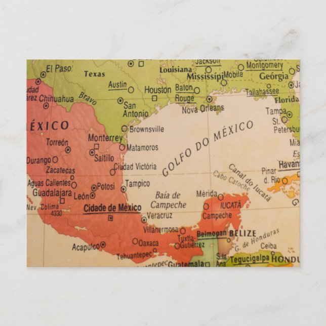 Bukt i mexikanska vykort (Framsida)