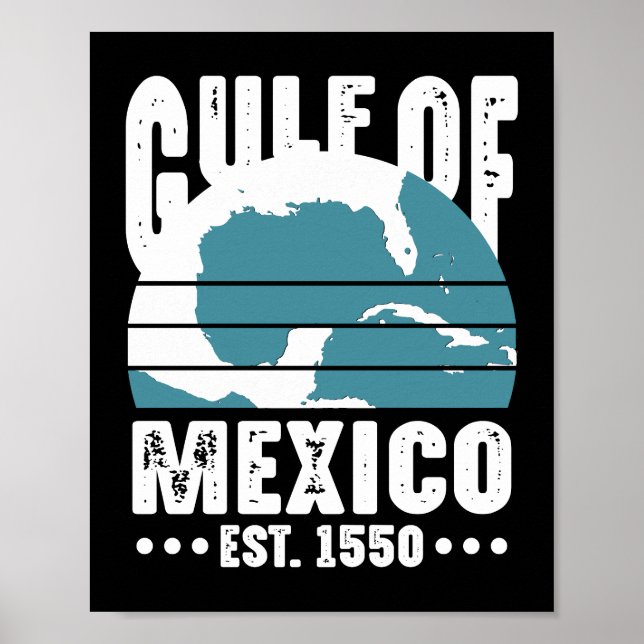 Bukt i Mexiko Est 1550 Poster (Framsidan)