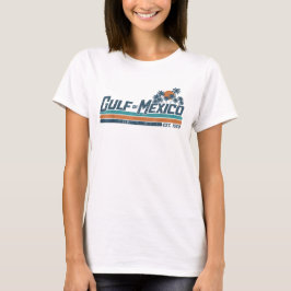 Bukt i Mexiko Est 1550 Retro Beach Bukt i Mexiko T Shirt