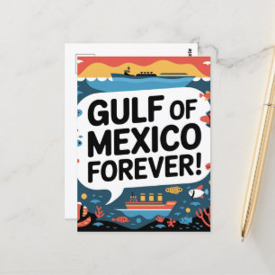 Bukt i Mexiko Forever Vykort