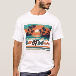 Bukt i Mexiko sedan 1550 Retro Beach Tee