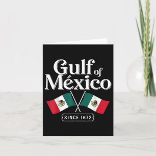 Bukt i Mexiko sedan 1672 Trump 2025 Retro-Vintagen Kort