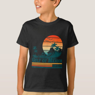 Bukt i Mexiko sedan 1672 Vintage Sunset Beach T-s T Shirt